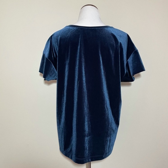 Anthropologie Corey Lynn Calter Velvet Tee - Picture 5 of 6